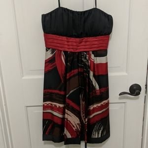 Max & Cleo silk prom dress short